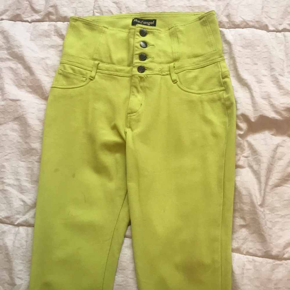 Neon High wasted Skinny Jeans